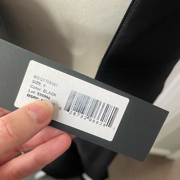 Halston Heritage Jumpsuit, 8, Black, NWT - Picture 7 of 8